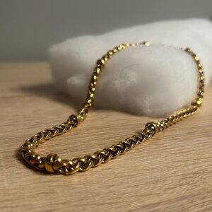 Gold Tone Chain Necklace